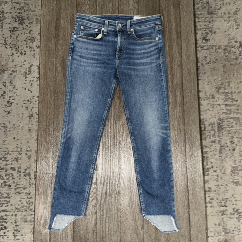 rag & bone Cate Step-Hem Ankle Skinny Jeans Hampton